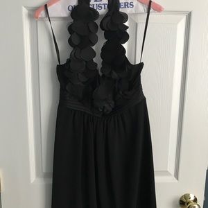 Little black halter dress